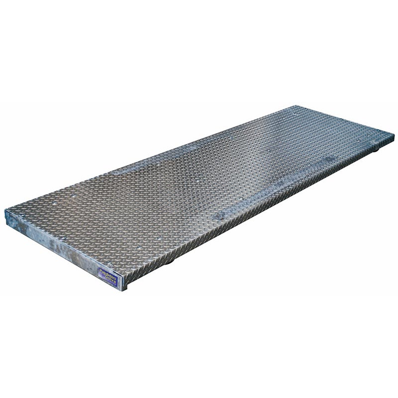 Weighing platform - Chequer plate - Width 0.80 m