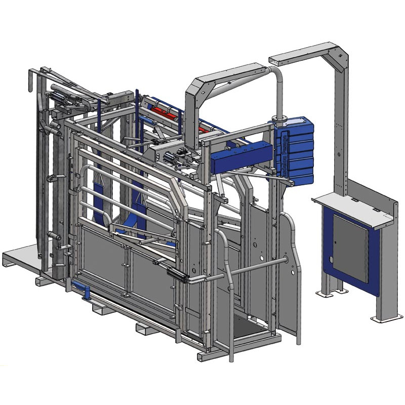 LVAP crush - 4 gates - Adjustable sides - Opening side panels with gates