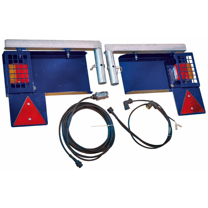 Lighting kit for mobile cattle handling race