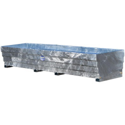 Rectangular grazing trough 2500 L