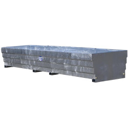 Rectangular grazing trough 3700 L