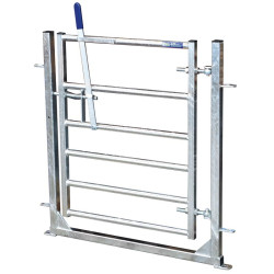 Tubular service gate for sheep