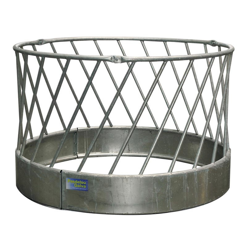 Round pasture hay rack with diagonal bars - Ø 1,80 m