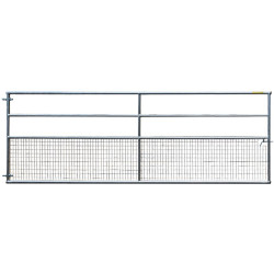 4 m Sheep Fixed semi-meshed field gate