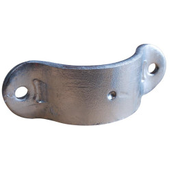 Bared 1/2 bracket for round Ø 102 mm posts